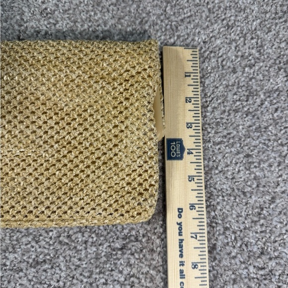Urban Expressions Free People Woven Straw Clutch Perfect Condition - Picture 3 of 7